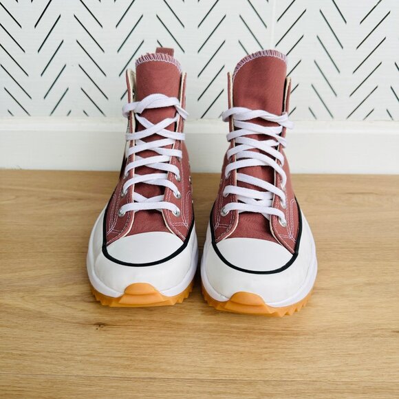 ⭐Converse Run Star Hike Hi Platform Sz 6 Men's Shoes Brown Sneakers A00852C New⭐ - Picture 2 of 10